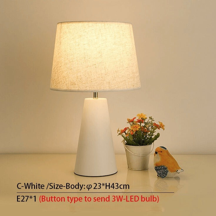 Nordic Classic Bedside Table Lamp - Timeless Home Decor