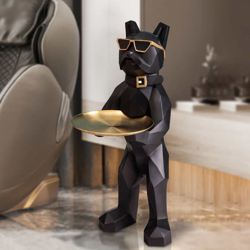 Nordic Fighting Bull Dog Figurine - Stylish Home Decoration