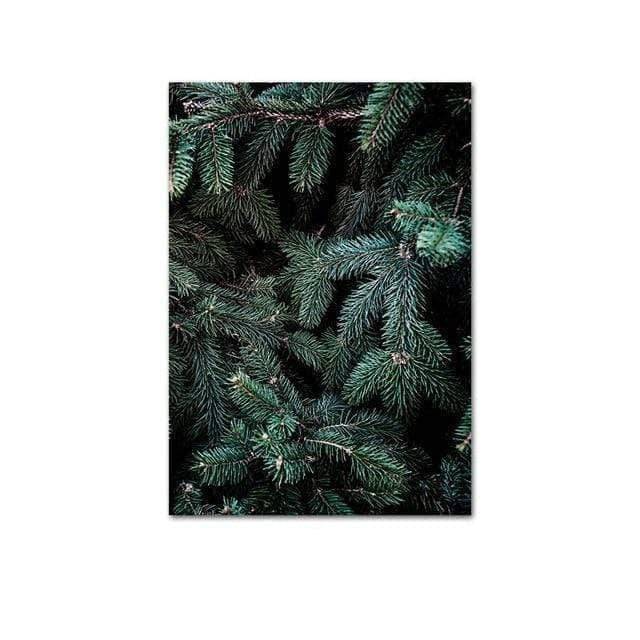 Nordic Foggy Forest Deer - Moody