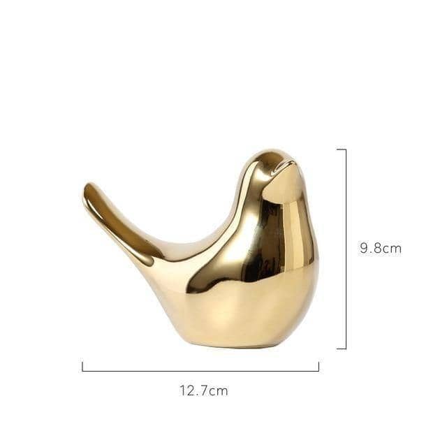 Nordic Golden Bird Family - Personalized Home Accents