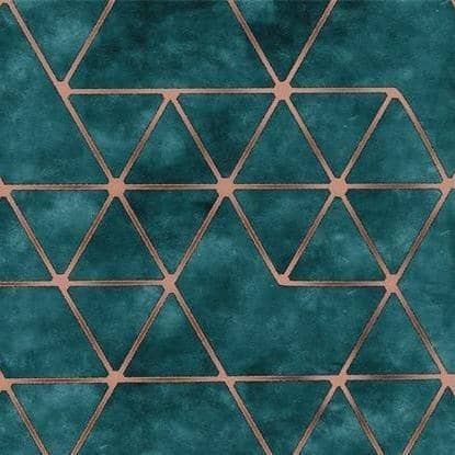 Nordic Golden Lines Area Rug - Stylish Rectangle Decor
