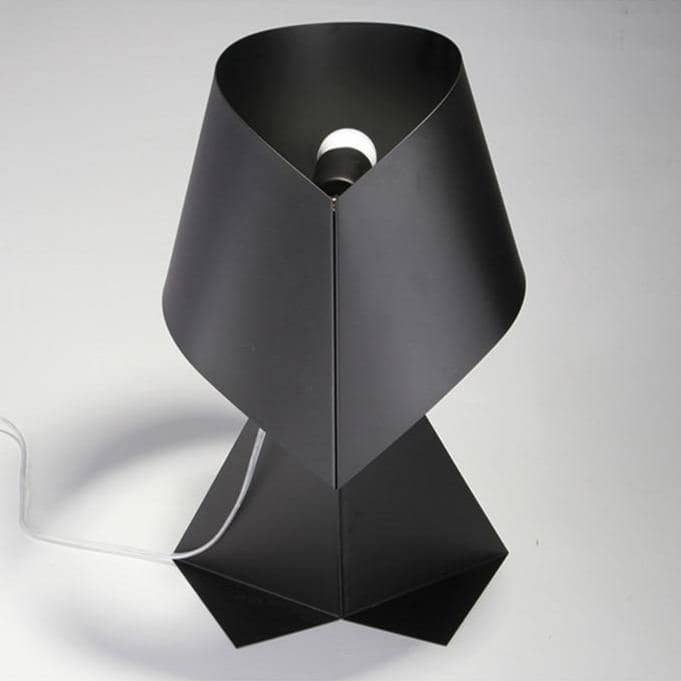 Origami-Inspired Minimalist Side Table Lamp: Artful Lighting