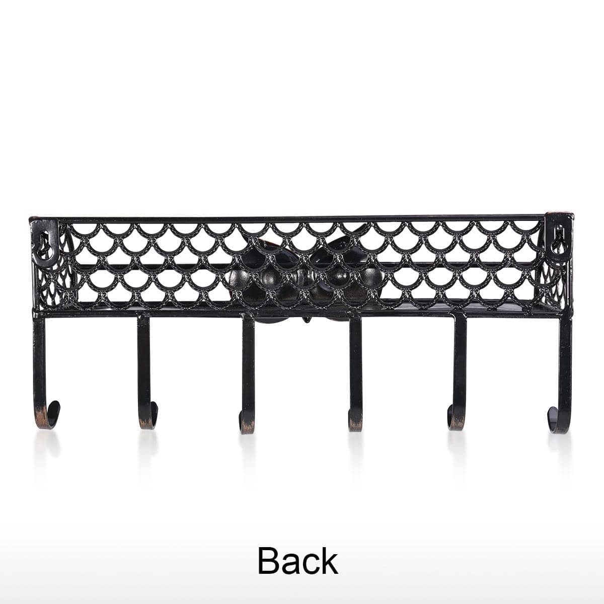 Owl Key Holder Hook Wall Shelf - Whimsical Decor