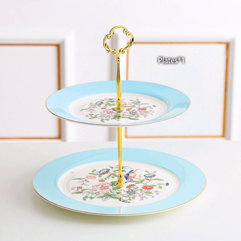 Pastoral Floral Tea Set - Bone China Coffee Time