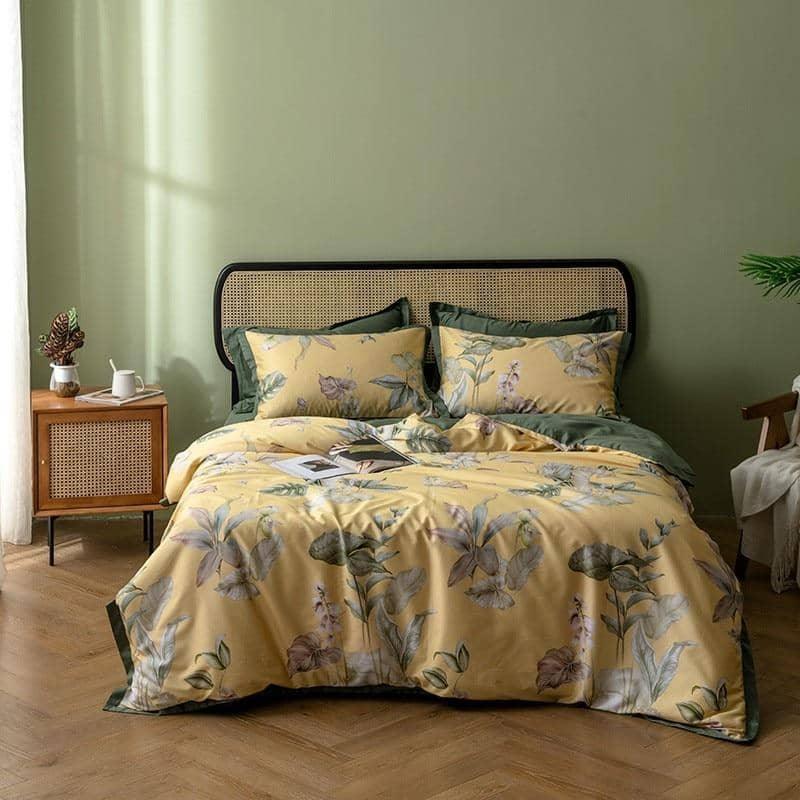 Personalized Luxury Egyptian Cotton Queen Size Duvet Cover Bed Sheet 4/6pcs Bedding Set