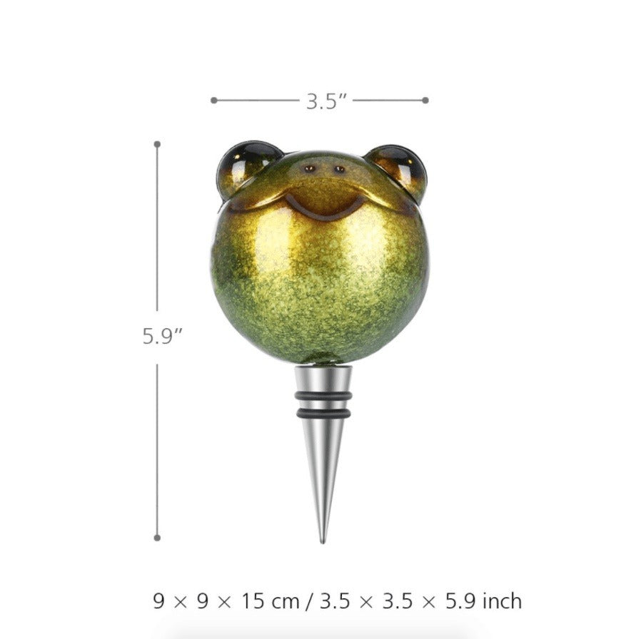 Playful Wine Bottle Cork Stopper -Whimsical Wine Accessory