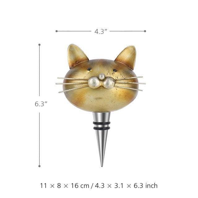 Playful Wine Bottle Cork Stopper -Whimsical Wine Accessory