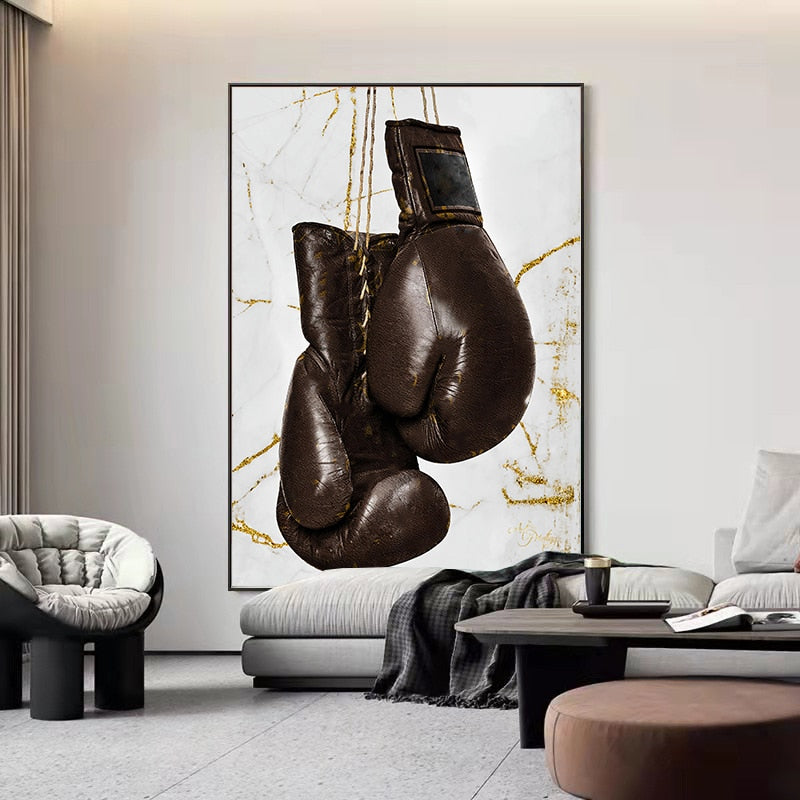 Powerful Strikes: Boxing Gloves in a Modern Style