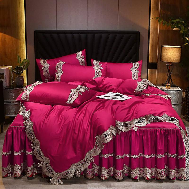 Premium High End 600TC Egyptian Cotton Stripe Bedding Set - Elegant and Stylish