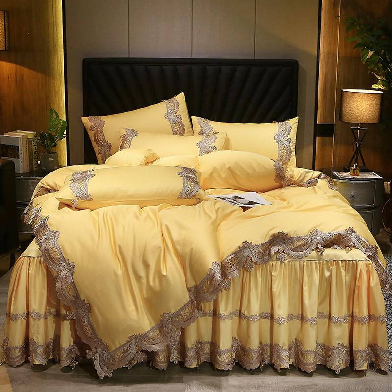Premium High End 600TC Egyptian Cotton Stripe Bedding Set - Elegant and Stylish
