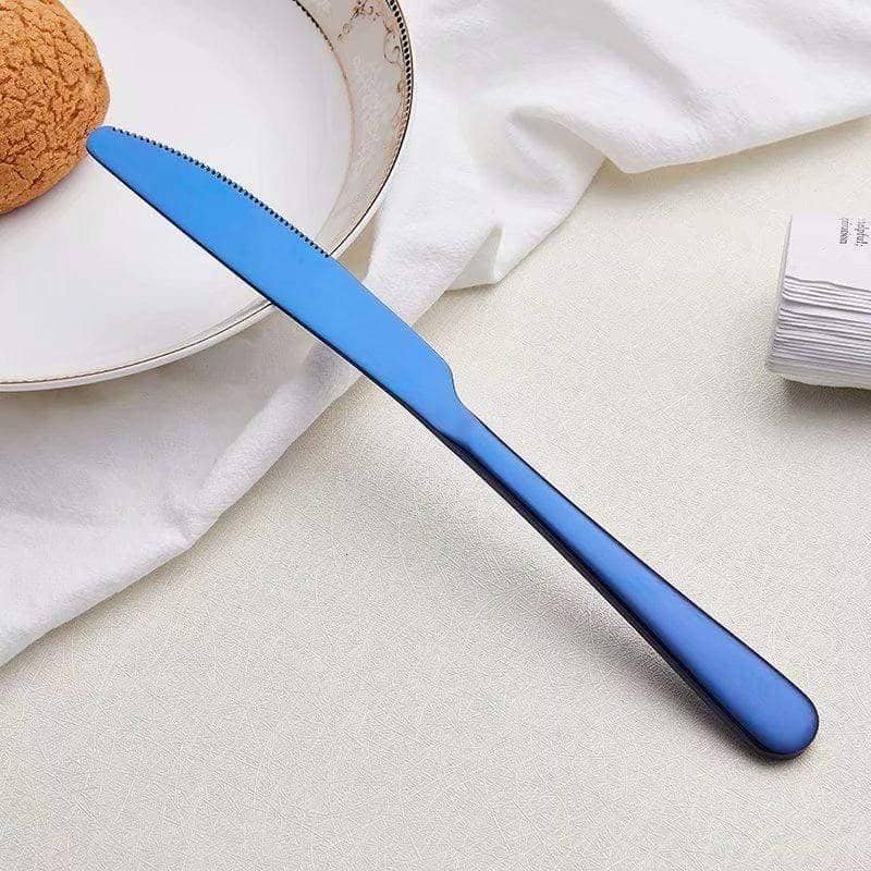 Rainbow Dining Cutlery Set: Colorful and Vibrant Fork & Knife Flatware