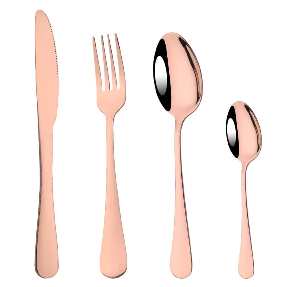 Rainbow Mirror Finish Cutlery Set - Shimmering Flatware