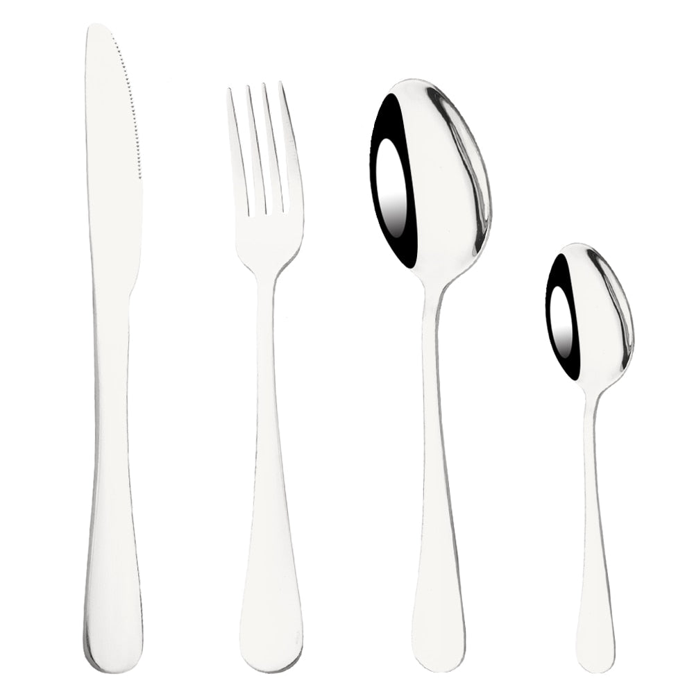 Rainbow Mirror Finish Cutlery Set - Shimmering Flatware
