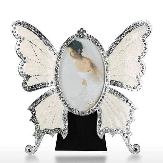 Rhinestone Ellipse Picture Frame - Glamorous Elegance