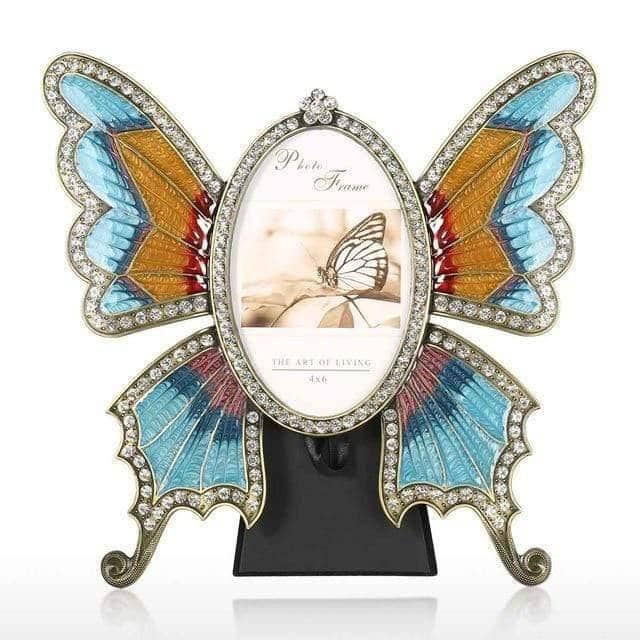 Rhinestone Ellipse Picture Frame - Glamorous Elegance