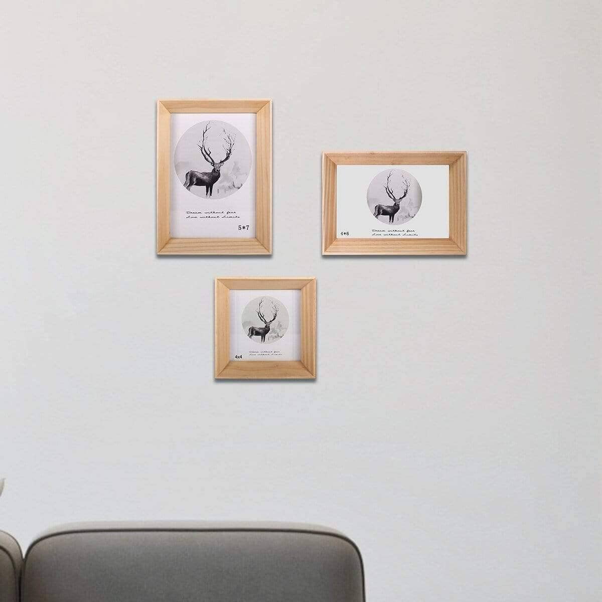 Rustic Wood Picture Frame - Handcrafted & Personalized Home Decor