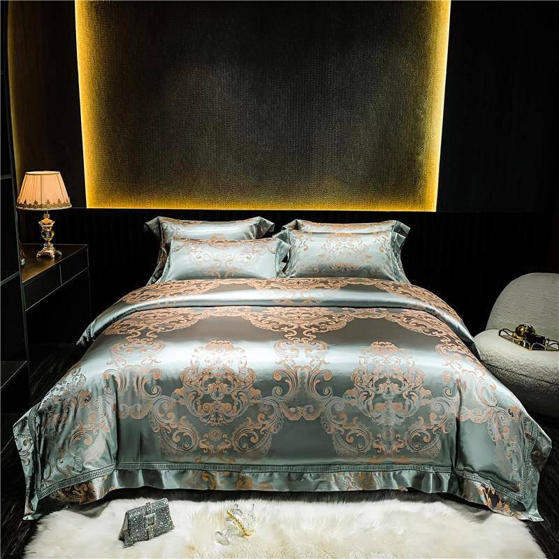 Shimmering Satin Duvet Cover Set - Glamorous & Elegant Bedding