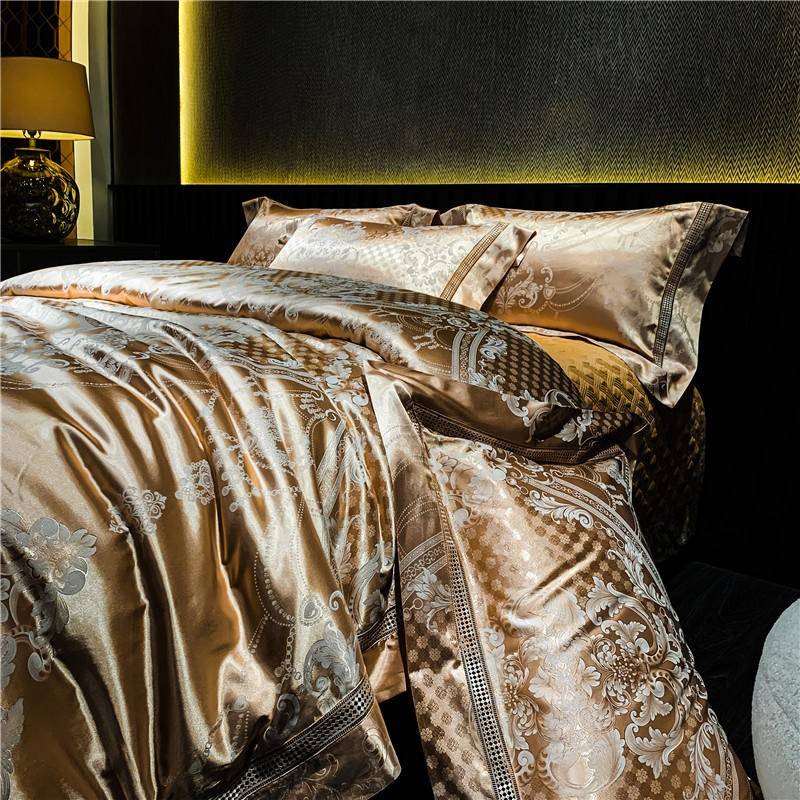 Shimmering Satin Duvet Cover Set - Glamorous & Elegant Bedding