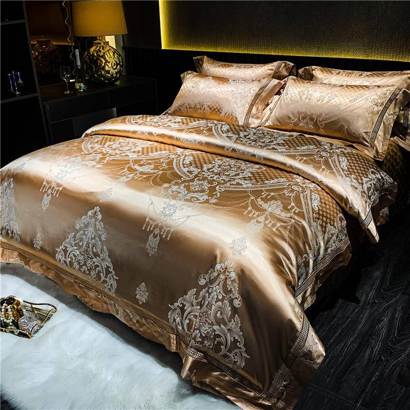 Shimmering Satin Duvet Cover Set - Glamorous & Elegant Bedding