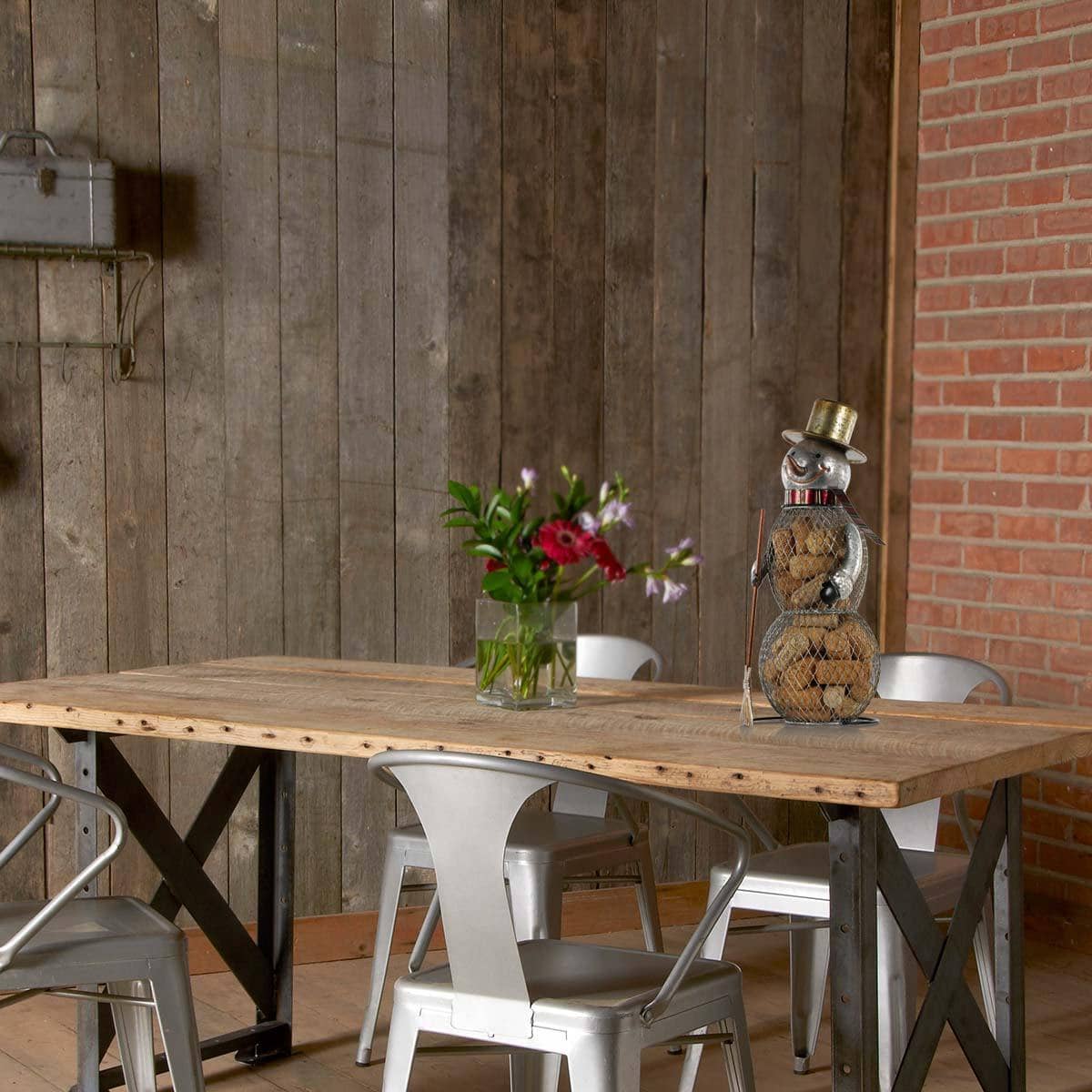 Snowman Wine Cork Stand - Cute & Festive Christmas Home Decor