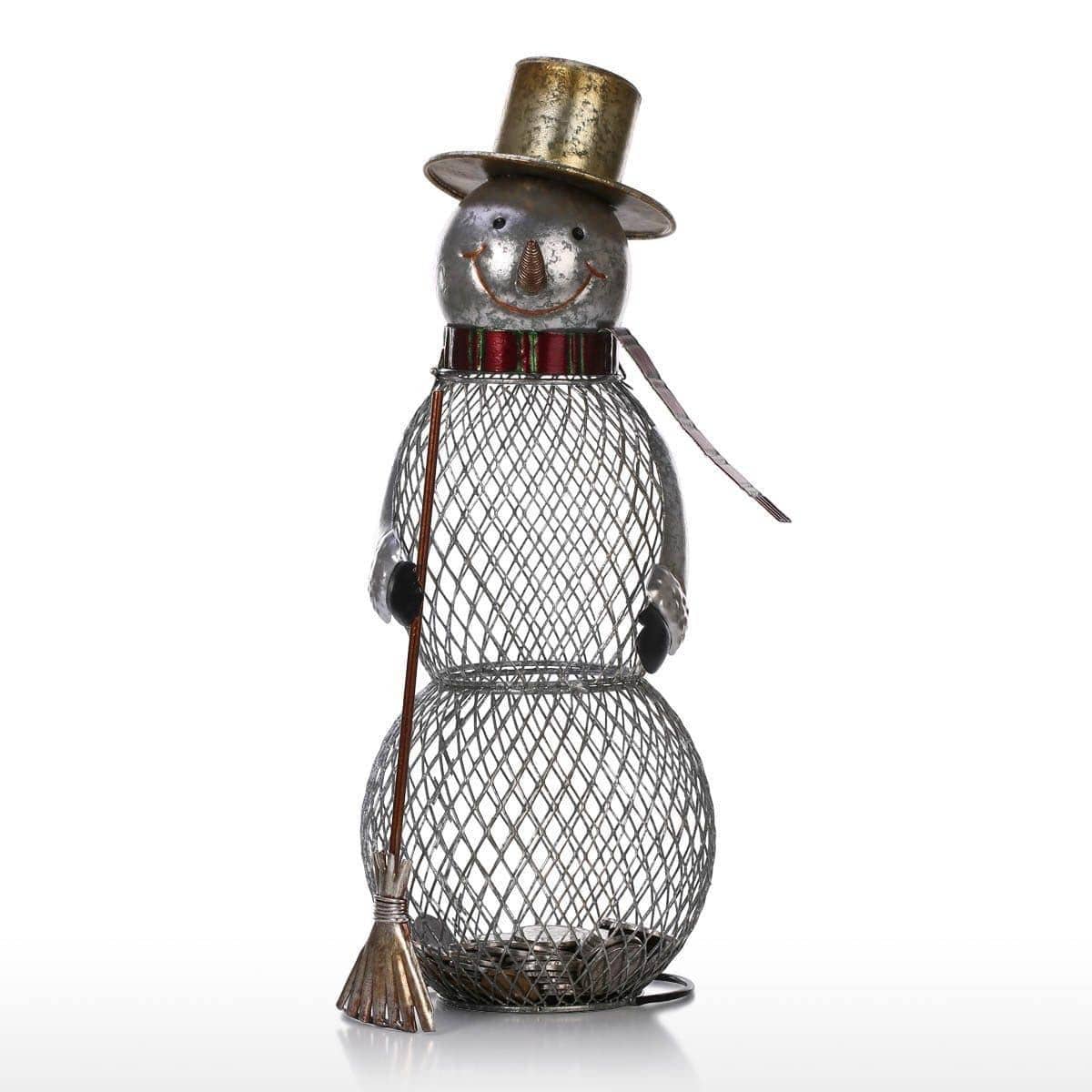 Snowman Wine Cork Stand - Cute & Festive Christmas Home Decor