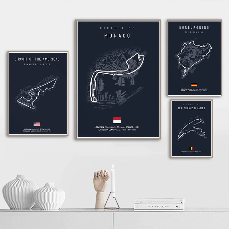 Speed and Precision: Formula 1 Track Circuit