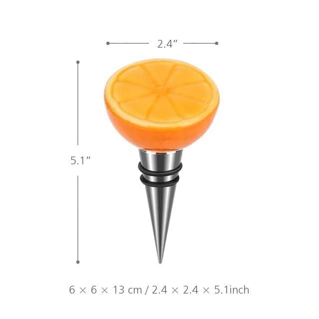 Strawberry Wine Bottle Cork Stopper: Fun and Stylish Wine Accessory