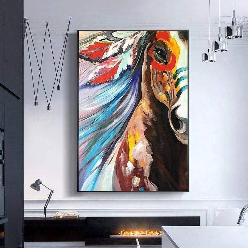 Stunning Majestic Stallion Horse Canvas Art: Enhance Your Home Aesthetics