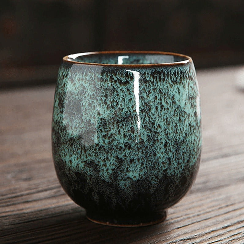 Stylish Ceramic Coffee & Tea Cup Set: Unique Dining Decor for Modern Homes