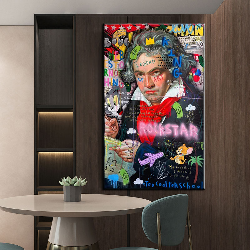 Symphony Rockstar Graffiti: Artistic and Whimsical