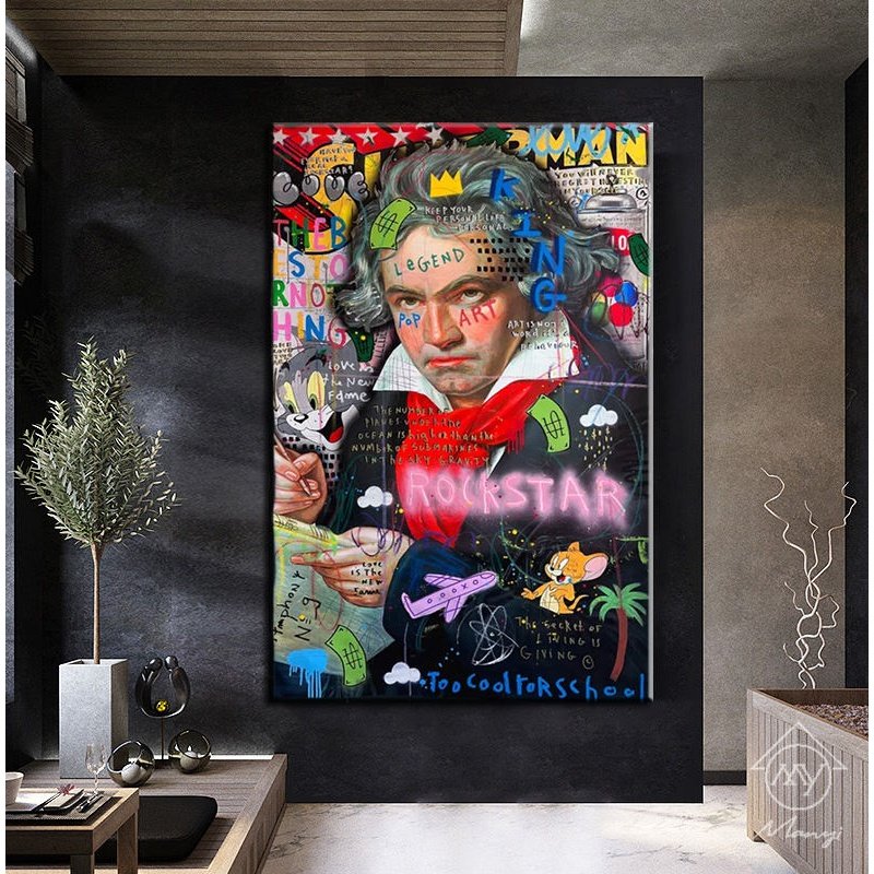 Symphony Rockstar Graffiti: Artistic and Whimsical