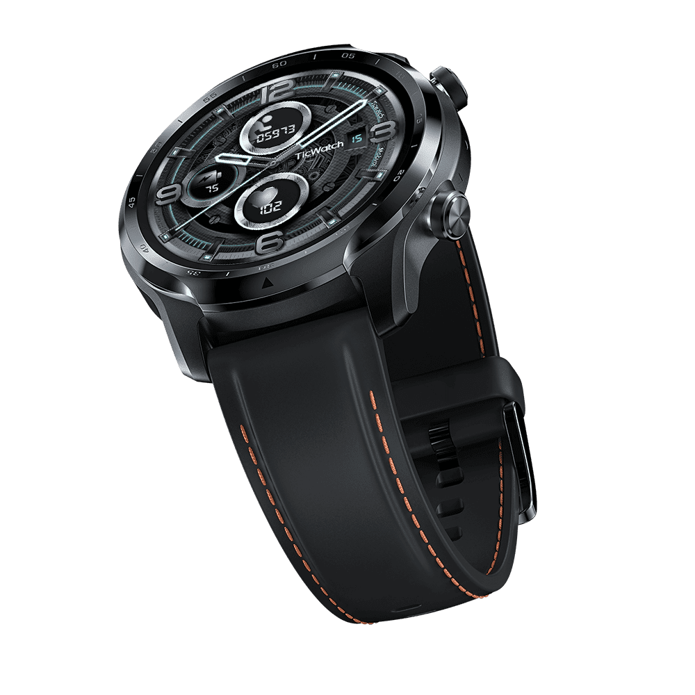 TicWatch Pro 3 GPS Wear OS Smartwatch with Dual-Layer Display and Snapdragon 4100