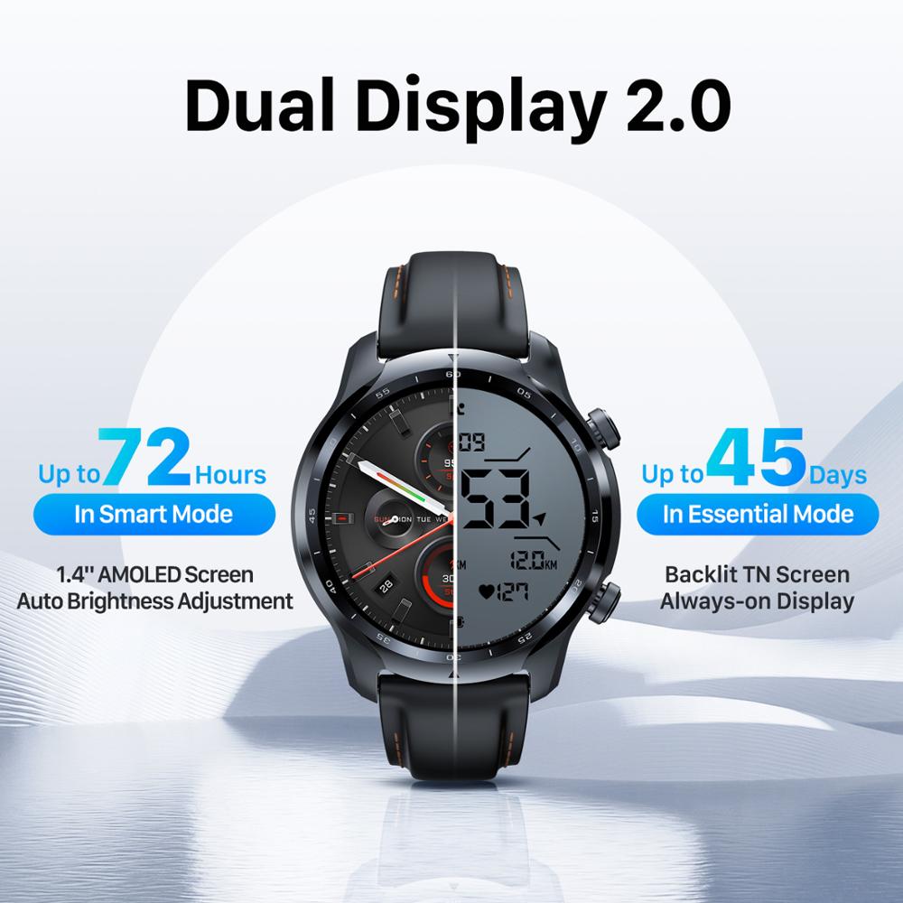 TicWatch Pro 3 LTE Wear OS Sports Smartwatch with Snapdragon 4100 and 8GB ROM