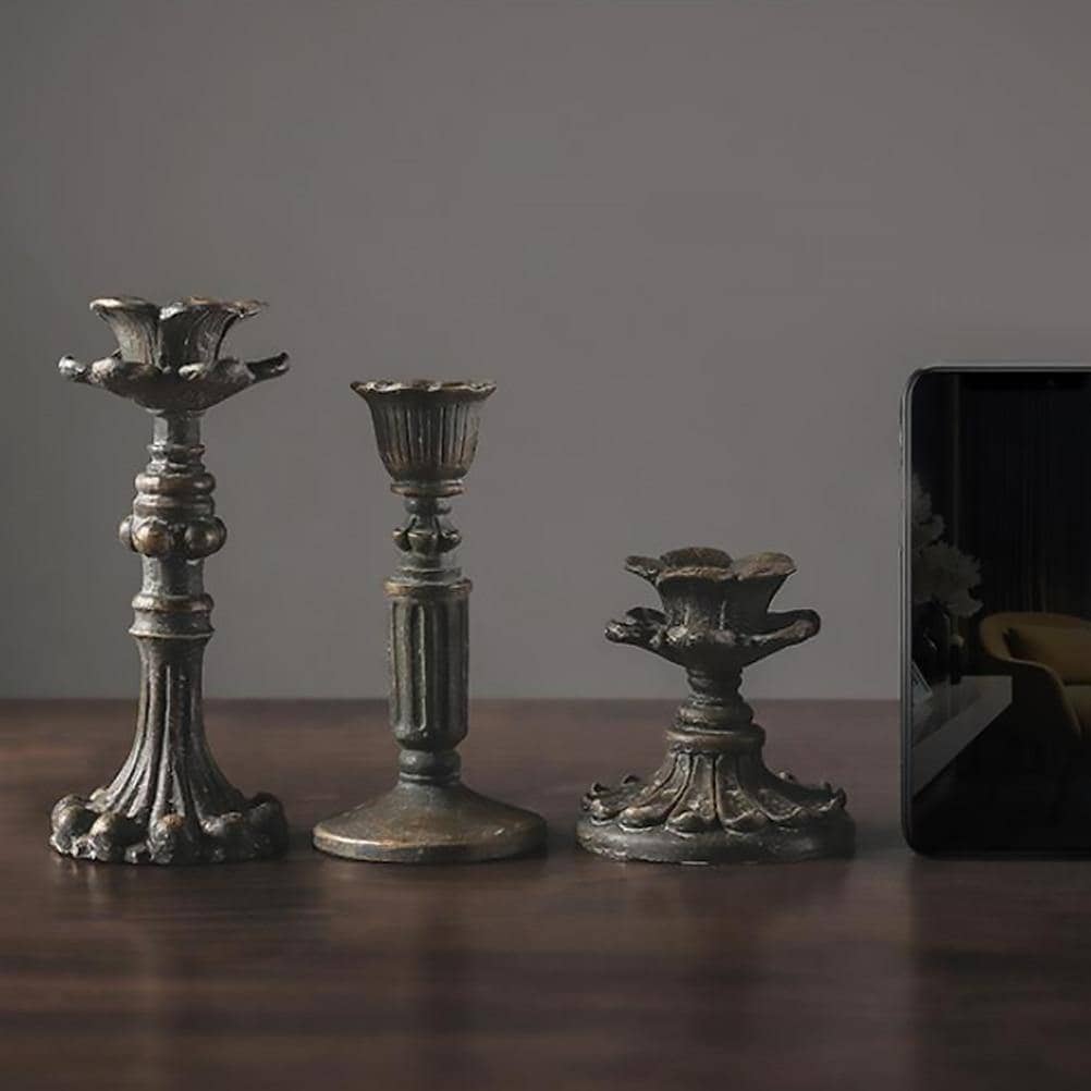 Timeless Elegance: Antique-Style French Candlestick