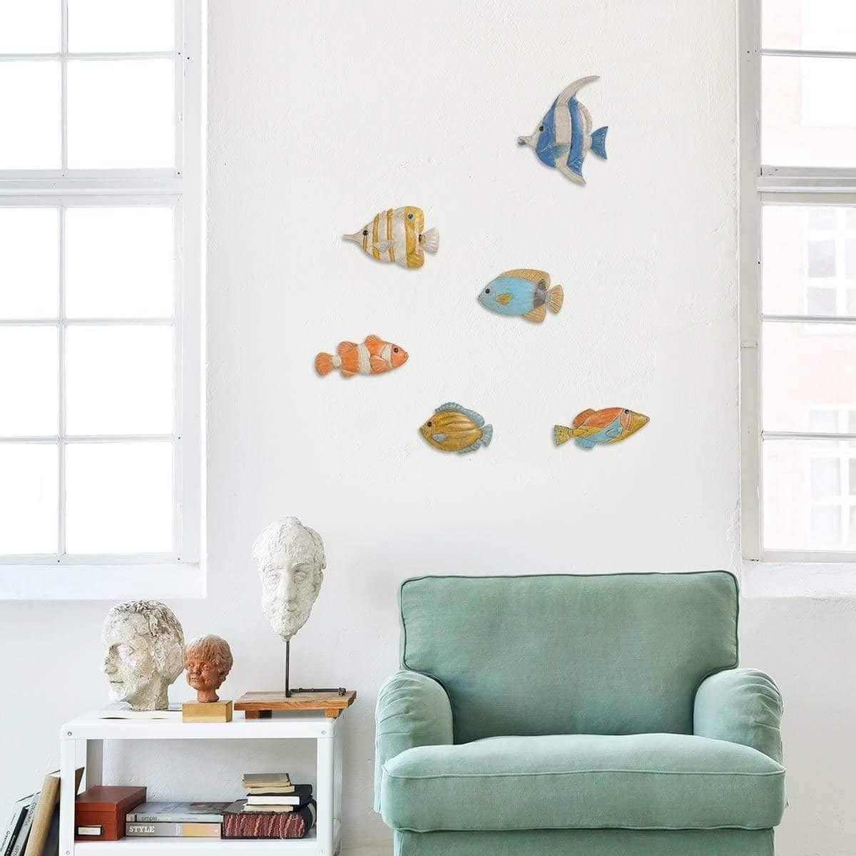 Tropical Fish Iron Wall Decor