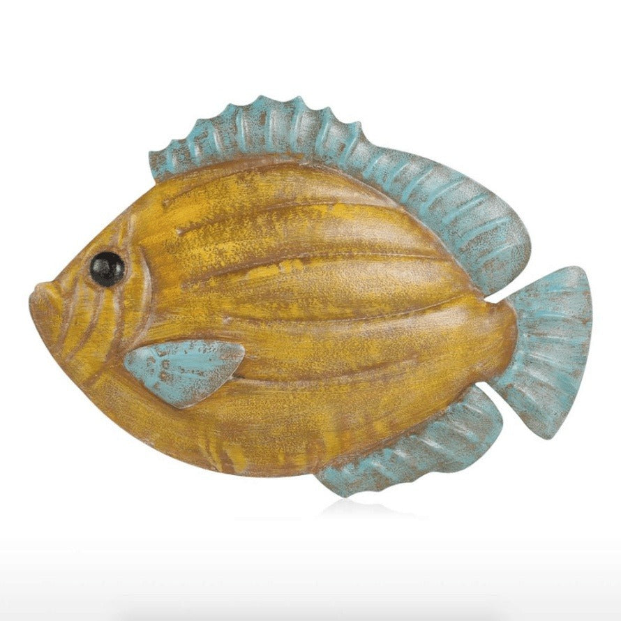 Tropical Fish Iron Wall Decor