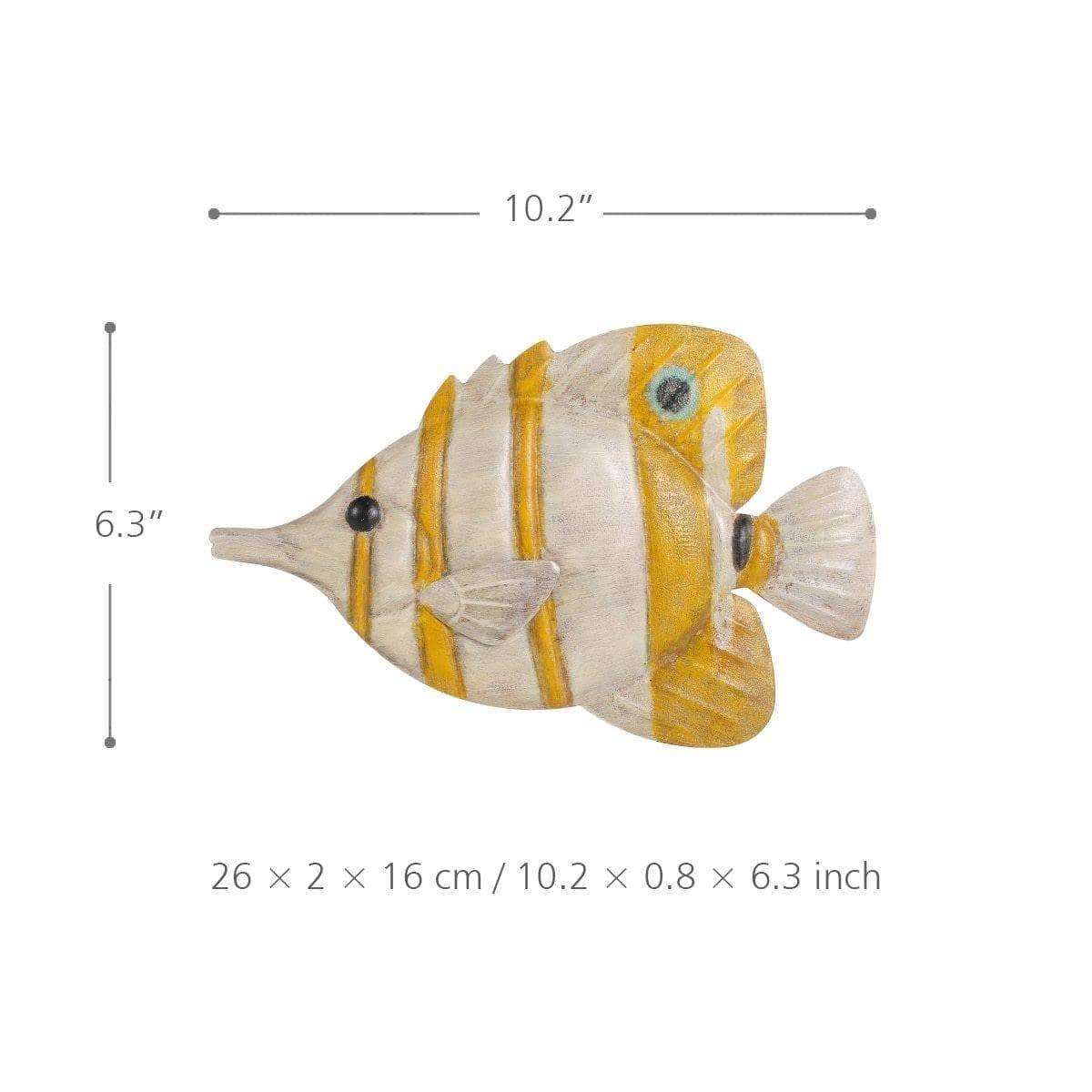 Tropical Fish Iron Wall Decor