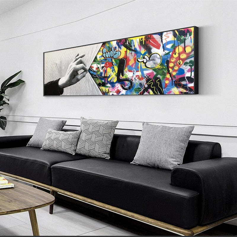 Unveiling the Graffiti World: Pinch the Curtain