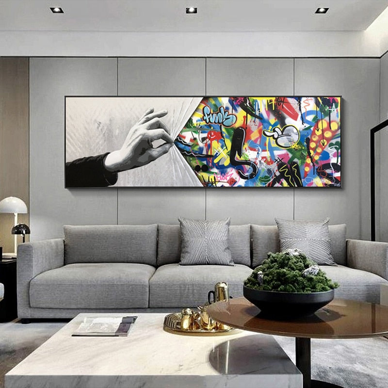 Unveiling the Graffiti World: Pinch the Curtain