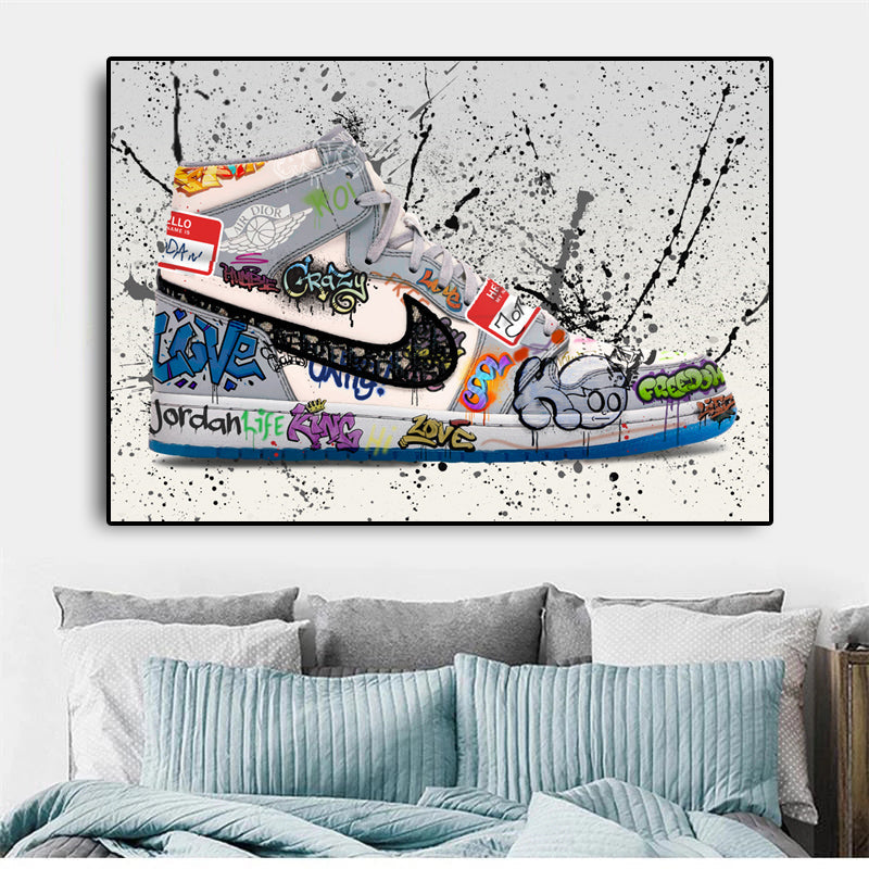 Urban Fusion: Nike Jordan OG Graffiti Splash