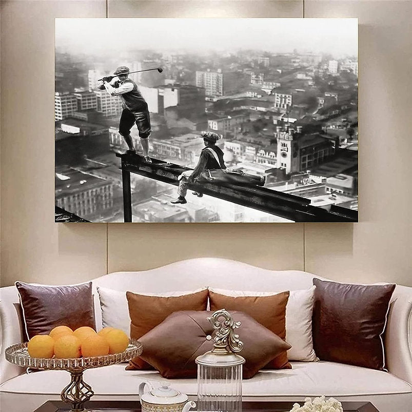 Urban Golfing: Vintage Golf On A Skyscraper