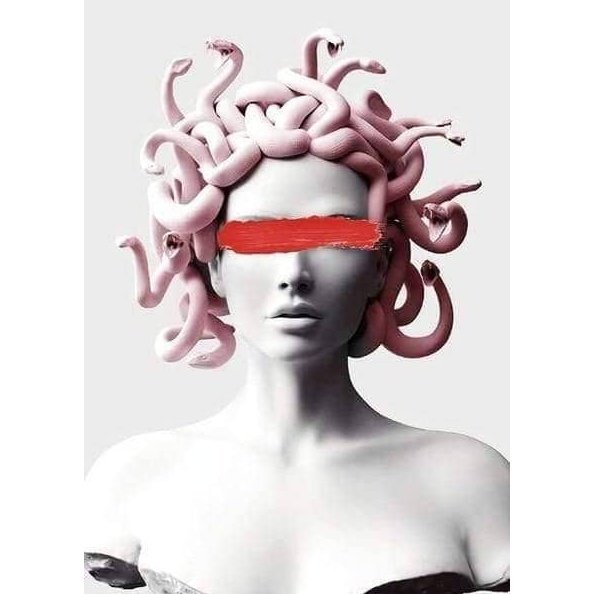 Vaporwave Medusa - Stylish & Modern