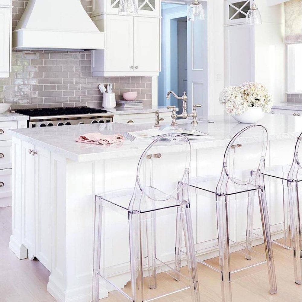 Victoria Ghost Transparent Dining Chair - Elegant & Modern Furniture for Home Decor