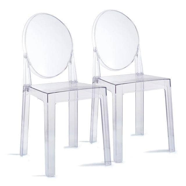 Victoria Ghost Transparent Dining Chair - Elegant & Modern Furniture for Home Decor