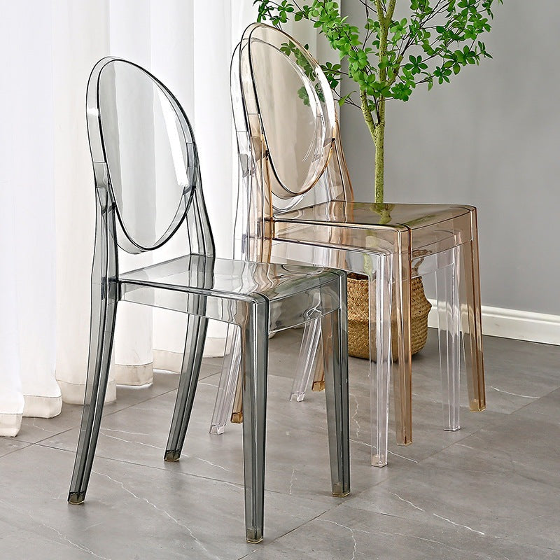 Victoria Ghost Transparent Dining Chair - Elegant & Modern Furniture for Home Decor