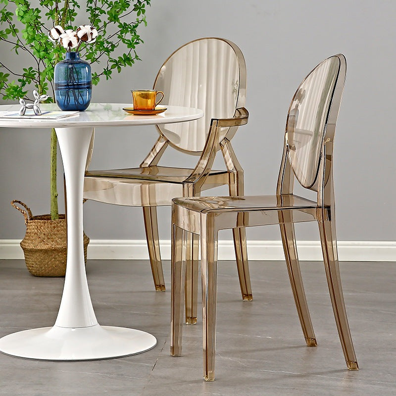 Victoria Ghost Transparent Dining Chair - Elegant & Modern Furniture for Home Decor