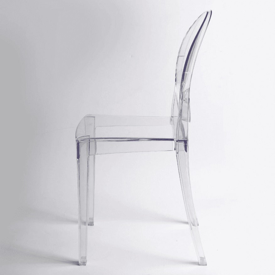 Victoria Ghost Transparent Dining Chair - Elegant & Modern Furniture for Home Decor