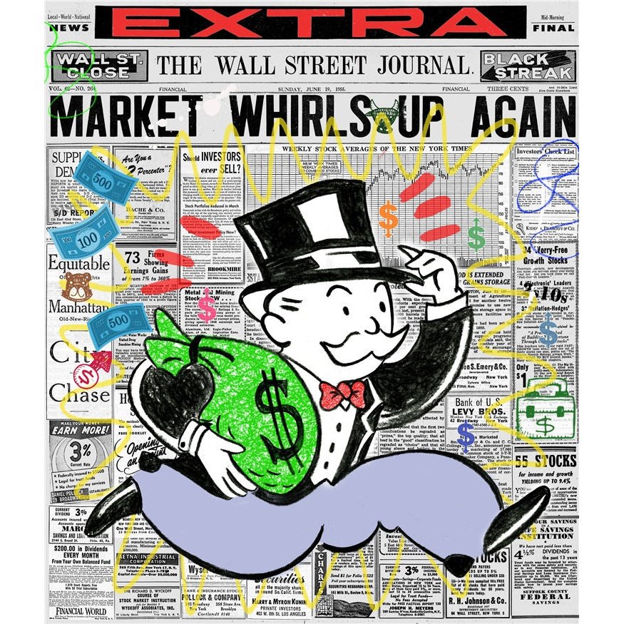 Wall Street Journal - Alec Monopoly's Artwork
