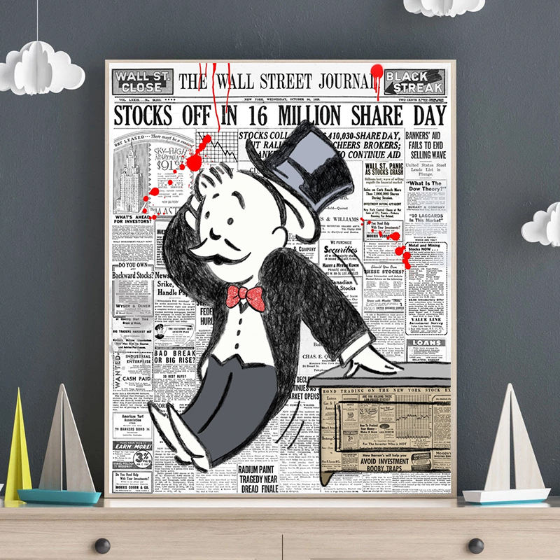 Wall Street Journal Tycoon Monopoly Alec: Unique and Artistic