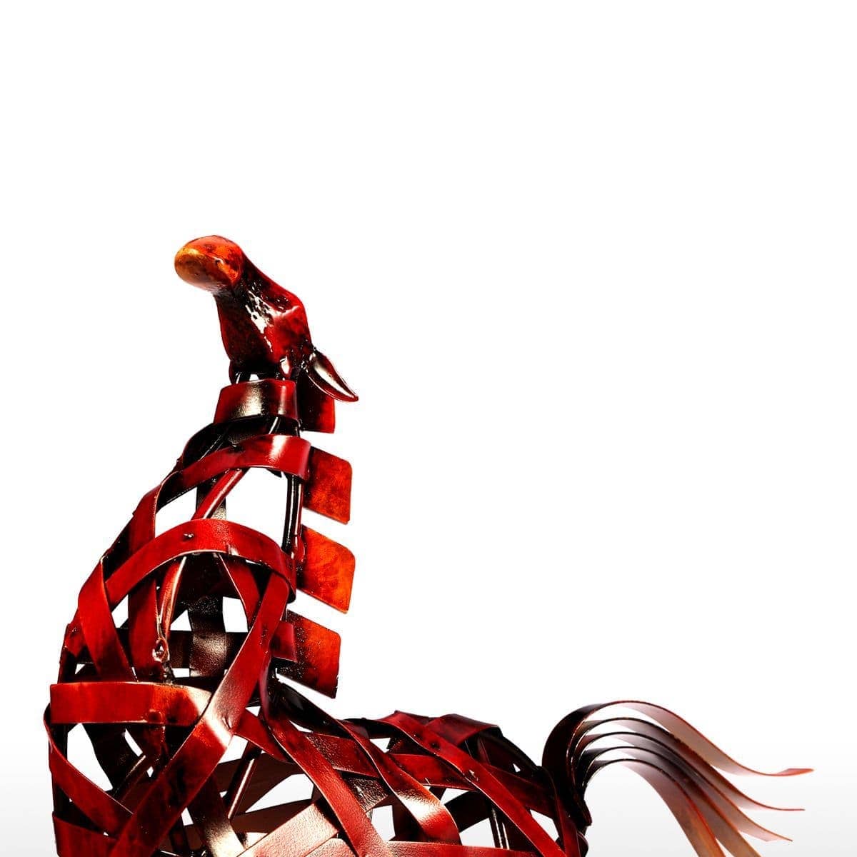 Weaving Horse Sculpture - Contemporary Home Decor Accessory